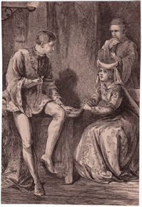 [man sitting on table, seated woman]